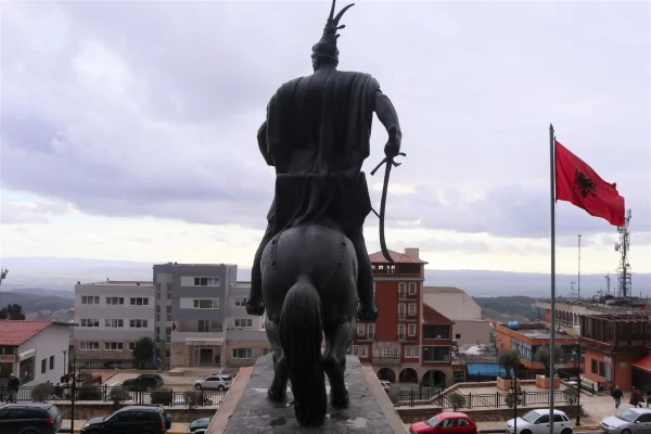 Statue of Skanderbeg - Kruja
